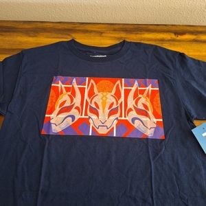 Fortnite Photo Strip Logo T-shirt Crewneck Short Sleeve Blue Youth Size XXL